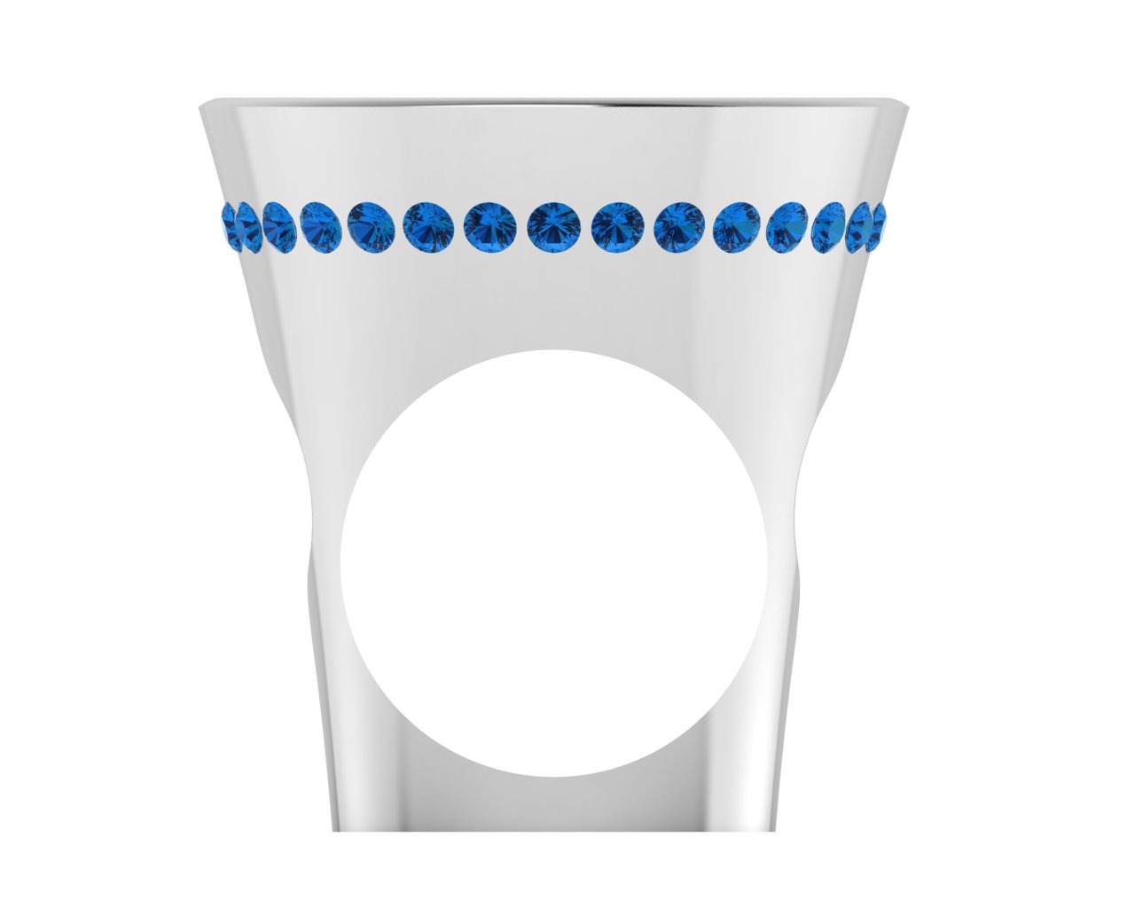 Close-up of dome ring design showcasing Persian architectural elements