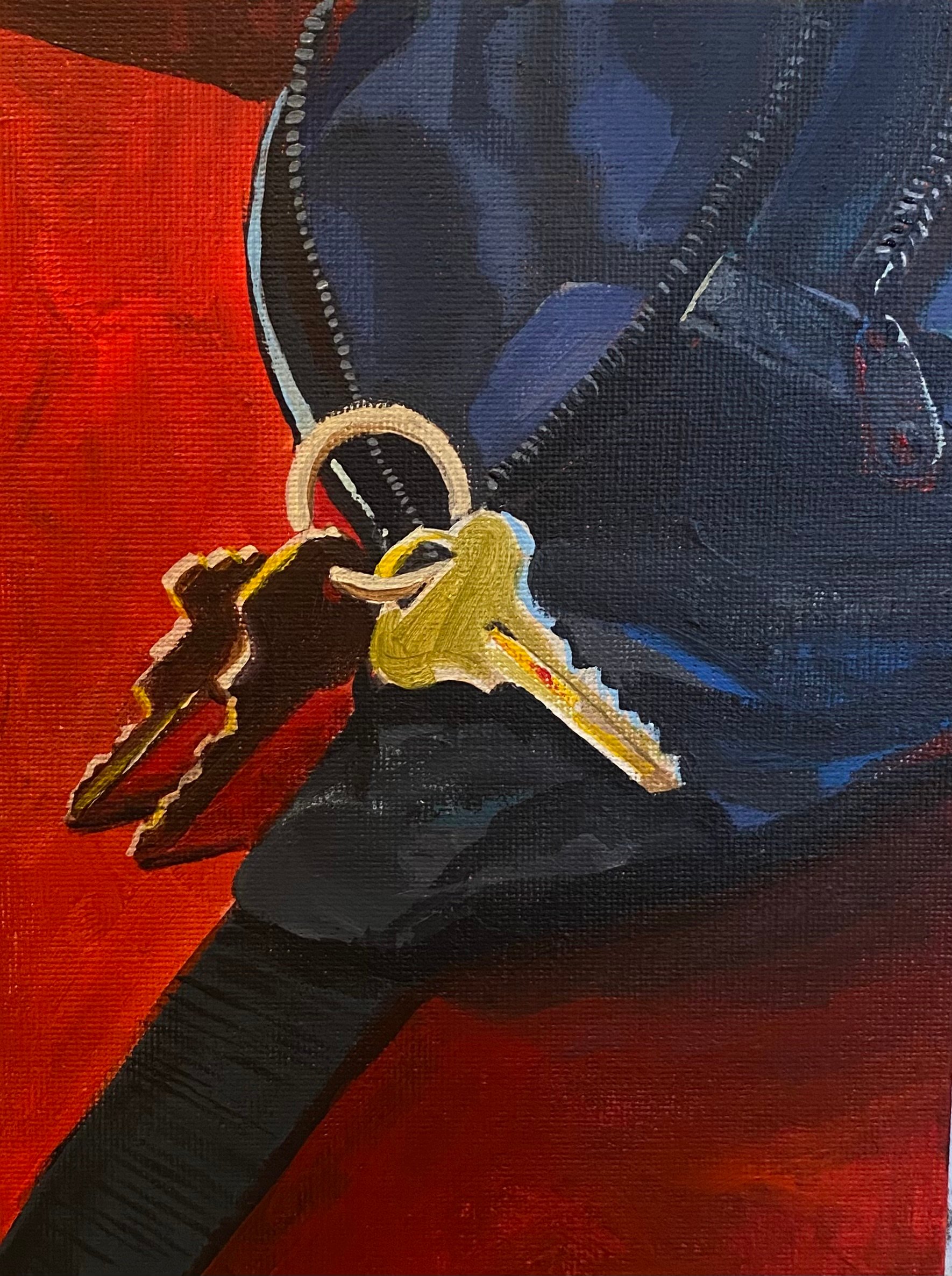 Shrodinger Pear - Acrylic on canvas 2021