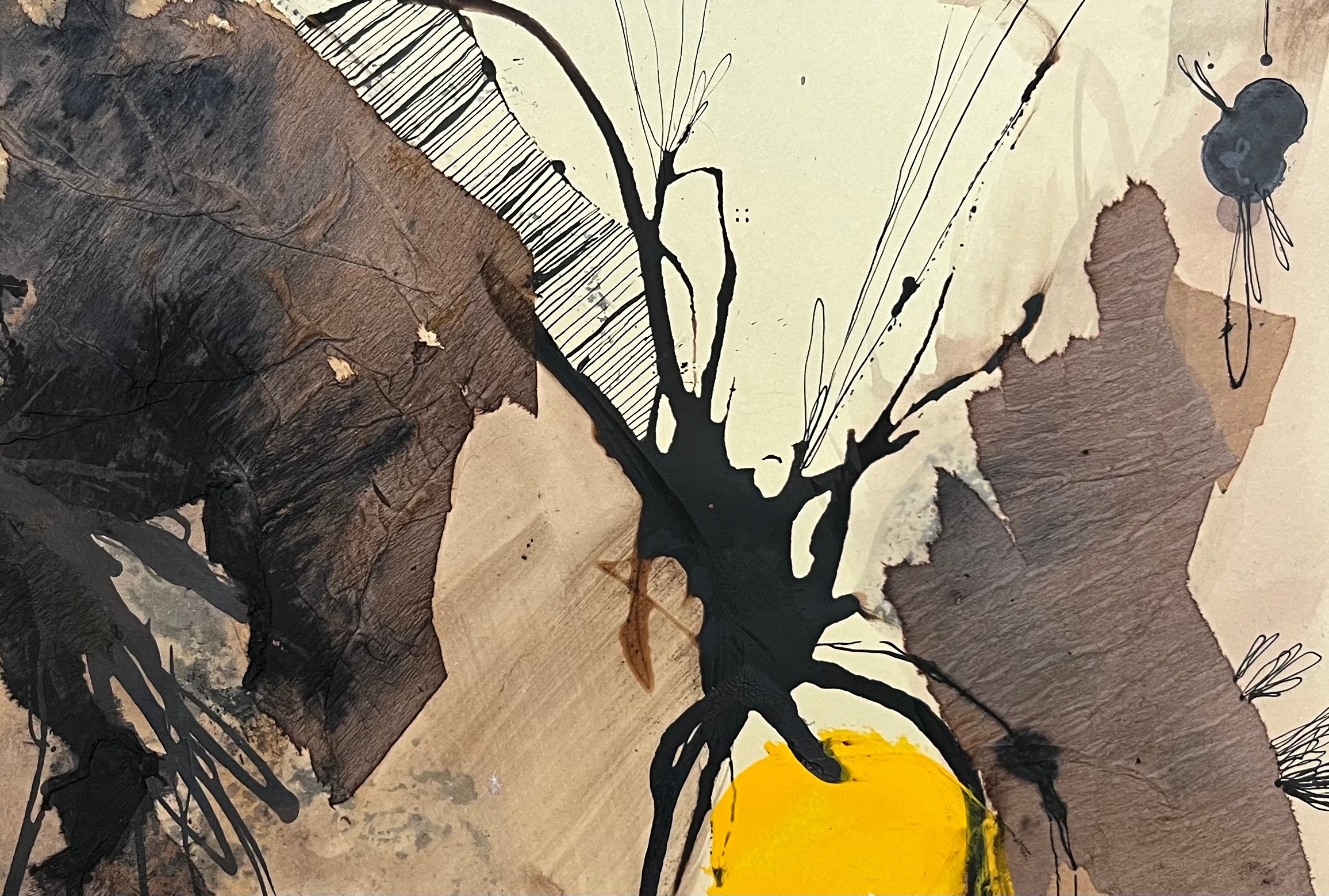 Mixed media on paper 2023